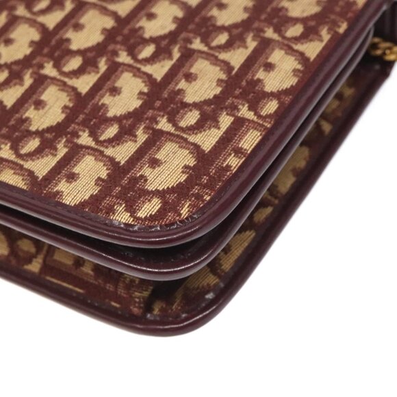 Christian Dior Trotter Canvas Chain Shoulder Bag - Picture 10 of 16